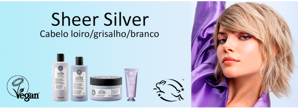 SHEER SILVER (cabelo loiro ou grisalho)